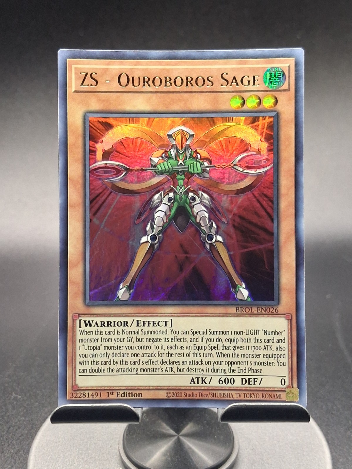ZS - Ouroboros Sage - BROL-EN026 - Ultra Rara - 1° Edizione - Near Mint