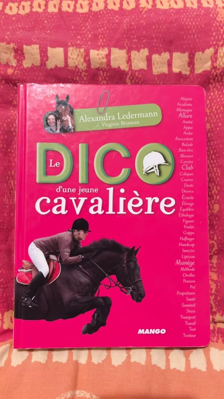 Le Dico d’une jeune cavalière - Alexandra Lederman / Virginie Bruneau