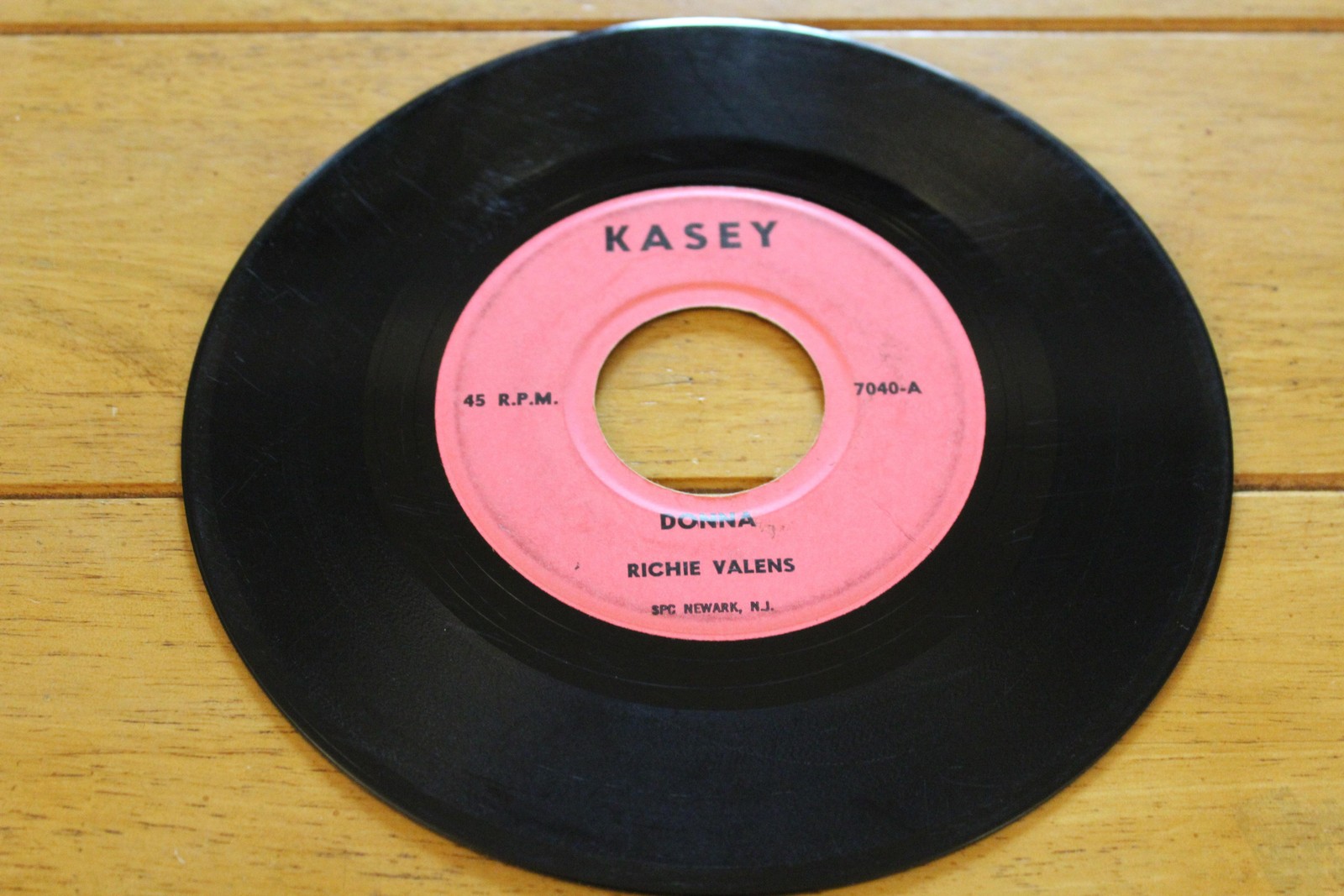 Vintage Ritchie Valens 7" 45 Vinyl Donna La Bamba Kasey Black Rock & Roll Single