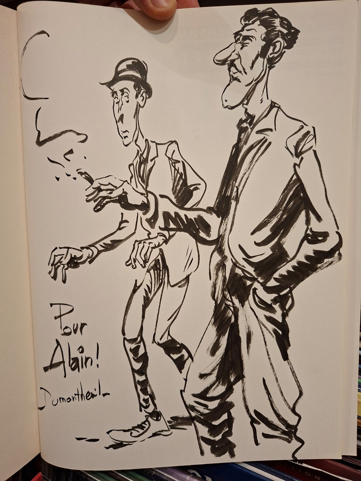 Qui a tué l'idiot ? _ Dumontheuil _ Casterman E.O. 1996 / Dédicacé