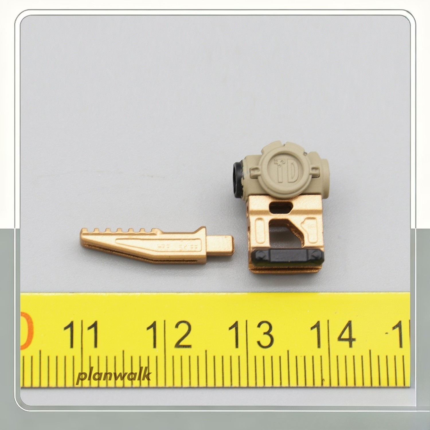 1Set Fashion Mount Weapon Scope 1/6 Soldato per Corpo Action Figure 12"