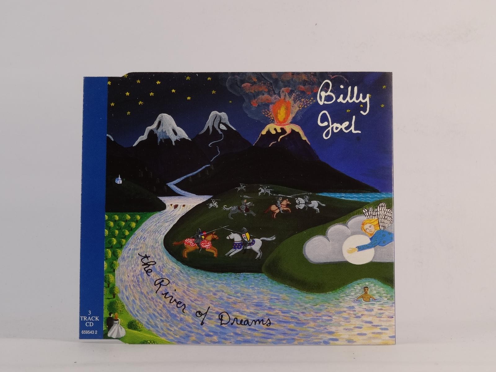 BILLY JOEL THE RIVER OF DREAMS (J18) 3 Track CD Single plus Picture Sleeve COLUM