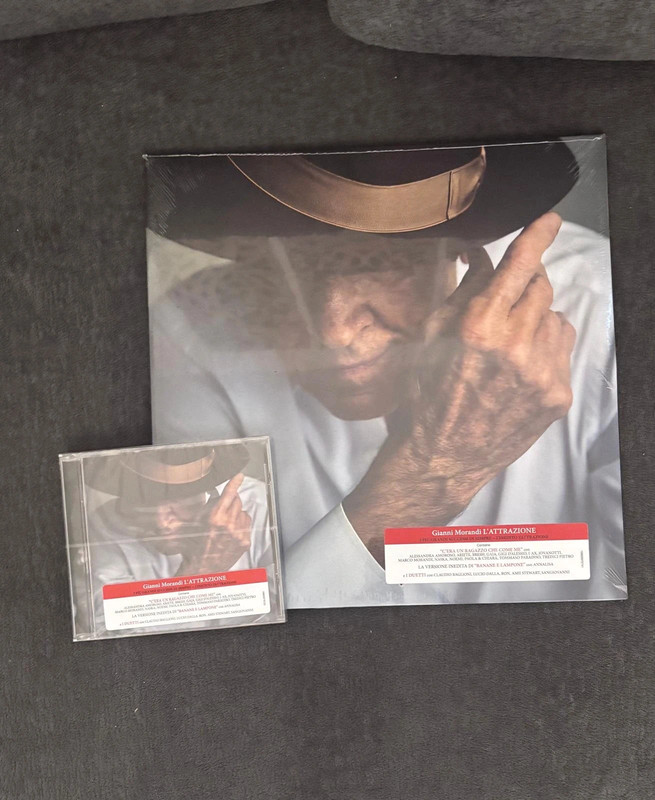 Vinile +Cd Gianni Morandi "L'attrazione"