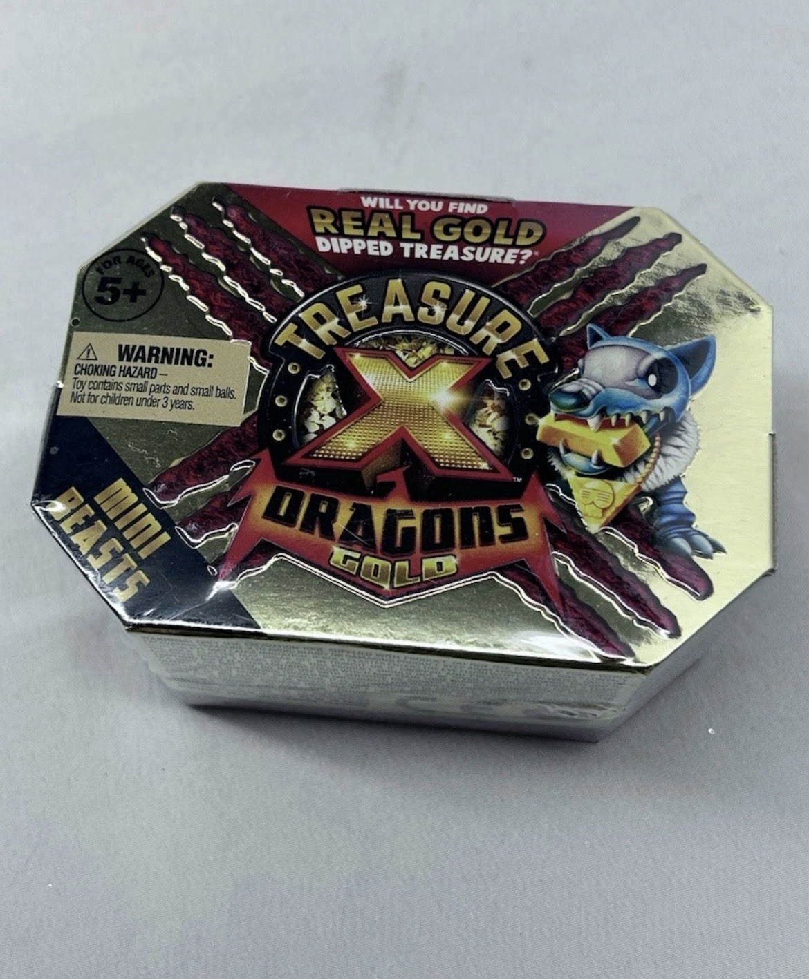 Treasure X Dragons Gold Mini Beasts Scava e costruisci da Moose Toys nuovo sigillato in fabbrica