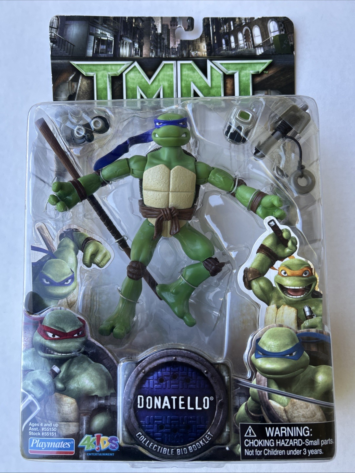 Playmates 2006 TMNT Donatello - Teenage Mutant Ninja Turtles Action Figure
