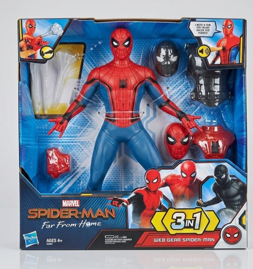 Marvel Spider-Man Far From Home Deluxe 13-In Web Gear Spider-Man Figura