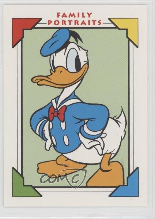 1991 Impel Disney Family Portraits Donald's Bio #104 10cj