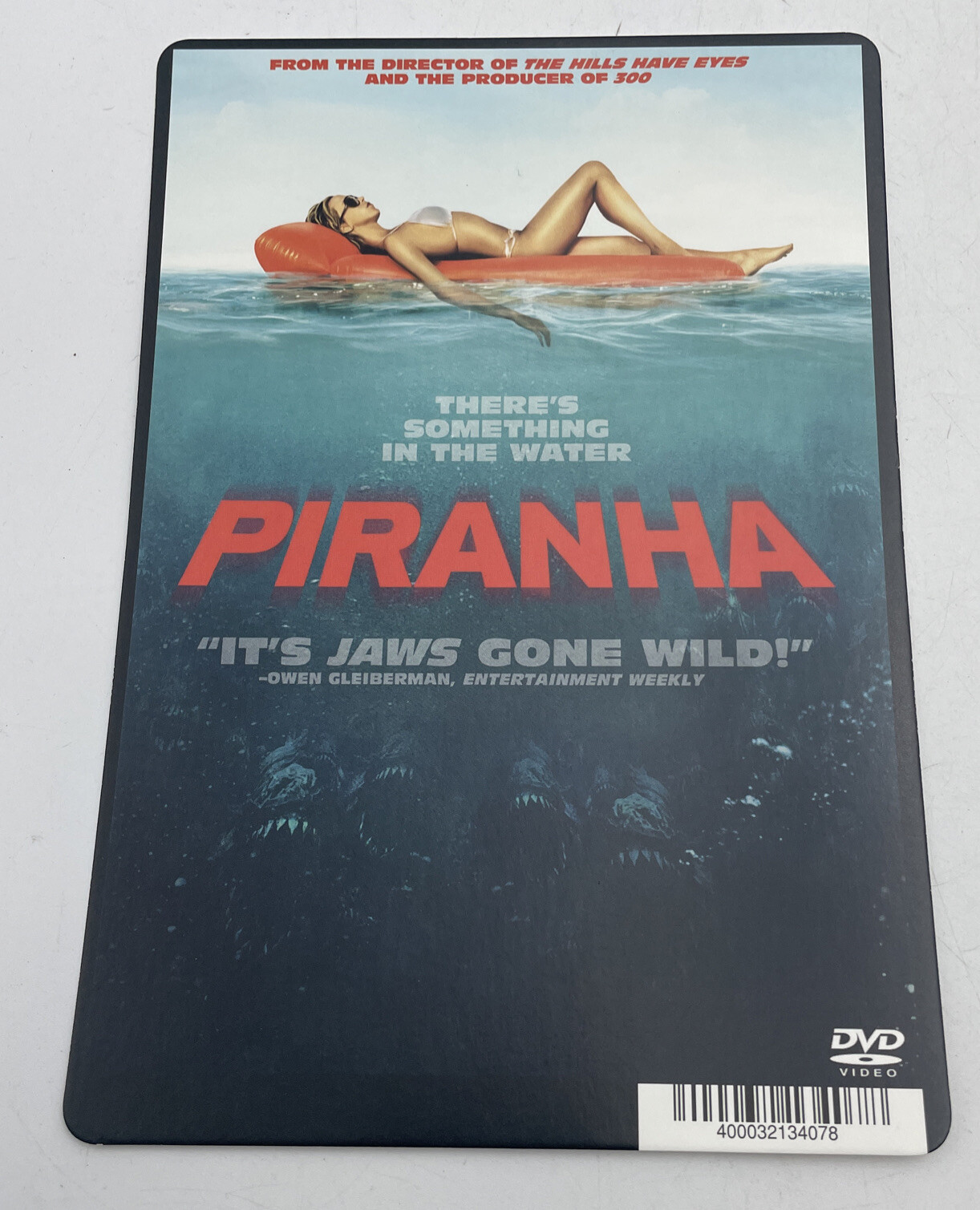 Piranha - BLOCKBUSTER VIDEO BACKER CARD 5,5"X8" - Horror NO FILM