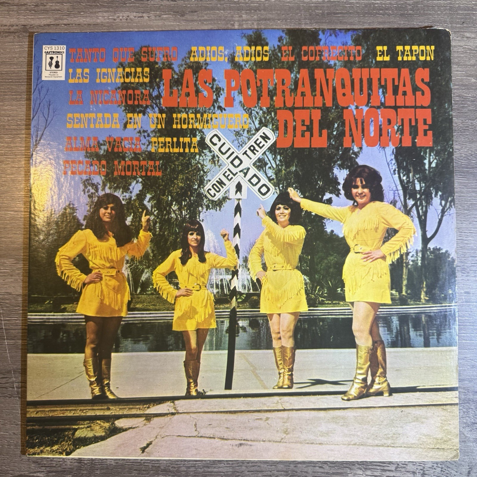 Las Potranquitas Del Norte vinyl LP record Caytronics 1972 Norteño