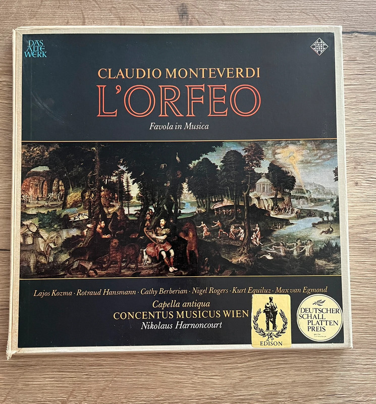 •Coffret vinyle 33t - Claudio Monteverdi - L’orfeo