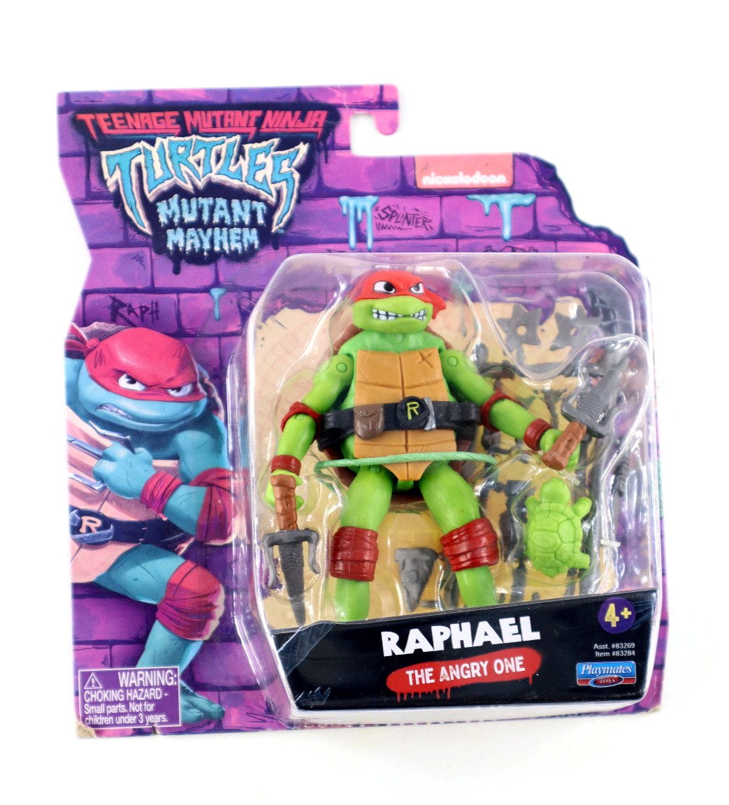 Teenage Mutant Ninja Turtles Mutant Mayhem Raphael The Angry One 5" Figure New