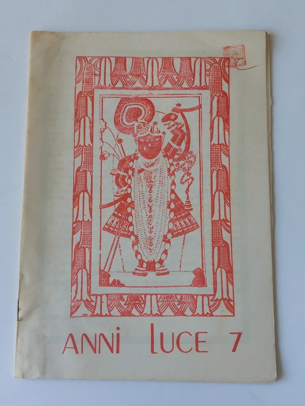 Anni Luce, numero 7 agosto-settembre 1984 Yoga Mayavirupa