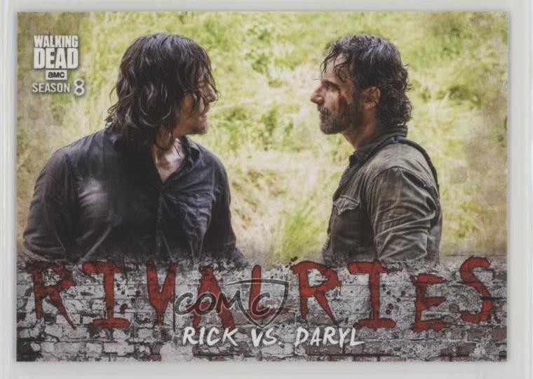 2018 The Walking Dead Season 8 Part 1 Rivalries Rick Grimes Daryl Dixon vs 1b9b