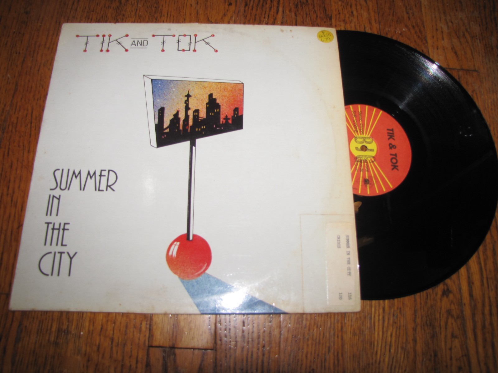 TIK AND TOK - SUMMER IN THE CITY - SURVIVAL RECORDS 12" SINGLE