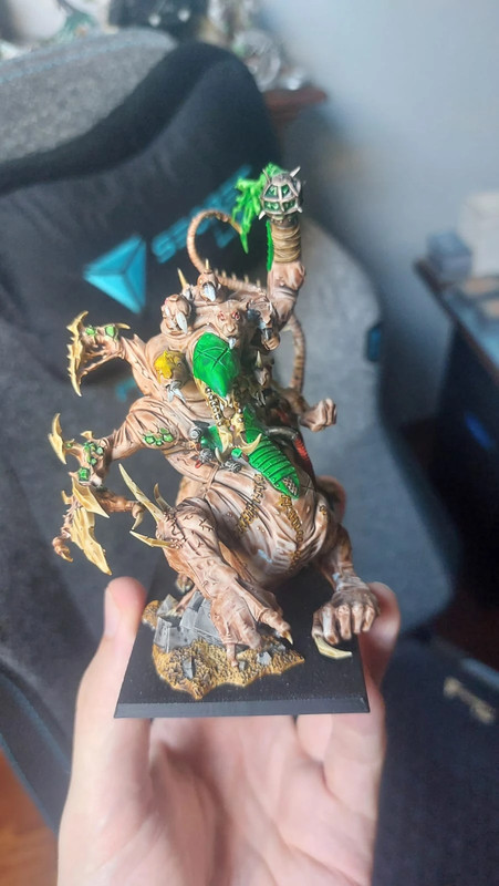 warhammer skaven Abominación del Pozo Infernal peinte