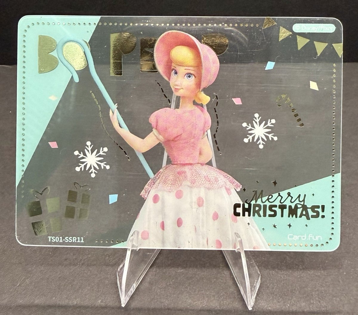 Carta 2023 Fun Disney/Pixar Toy Story Serie 1 Bo Peep (SR) card, #TS01-SR11 rara