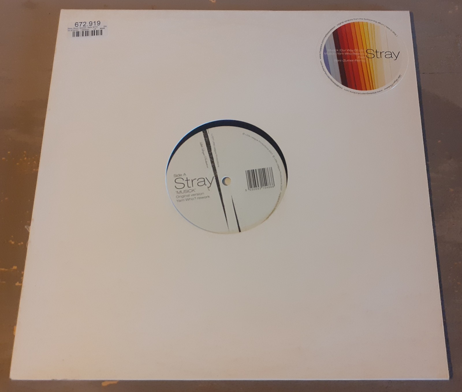 Stray Musick/Rare 12" 2007 Electro Soul Funk Hip Hop Instrumental House Dance