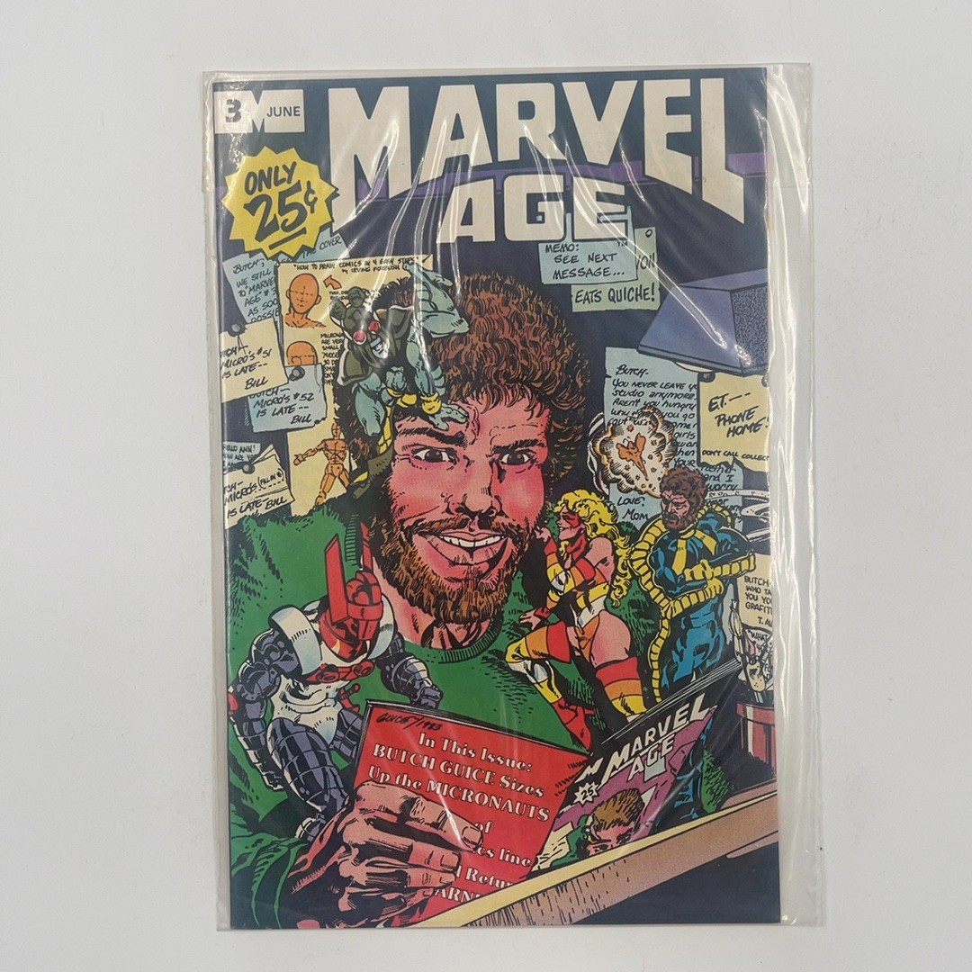 Marvel Age #3 June 1983 Marvel Comics Micronauts Butch Guice Bronze Age