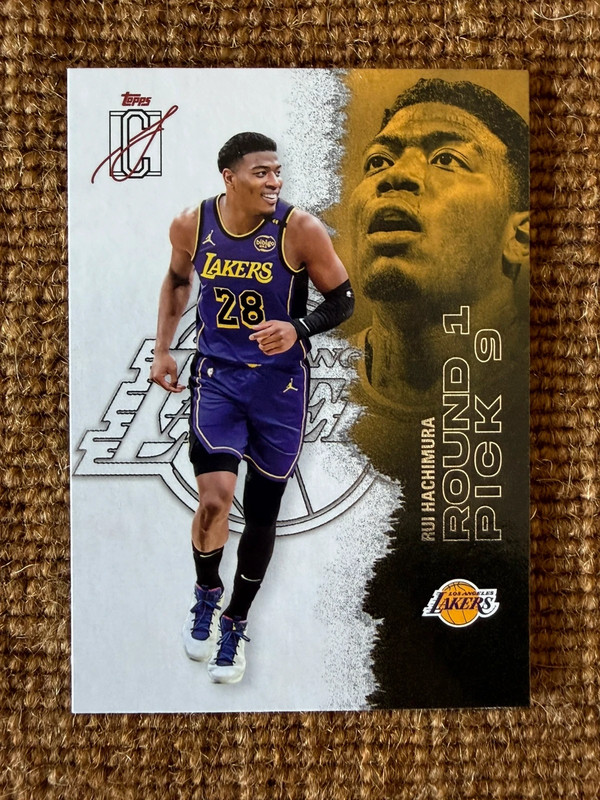 Rui Hachimura Topps Signature Class 2025 #9 Los Angeles Lakers