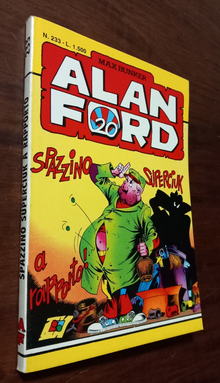 B6491  ALAN FORD I SERIE N° 233 SPAZZINO SUPERCIUK 1988 OTTIMO