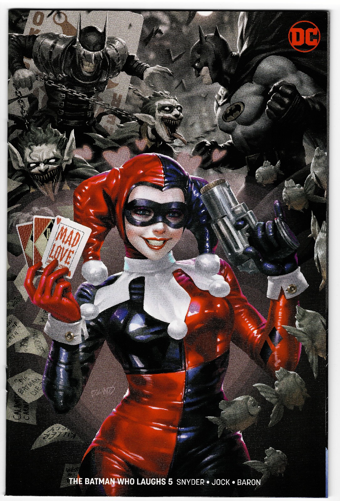 Batman Who Laughs #5 Derrick Chew colore parziale variante commerciale limitata quasi nuovo