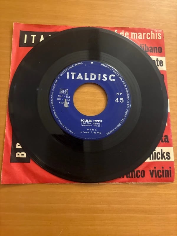 Mina 45 giri italdisc