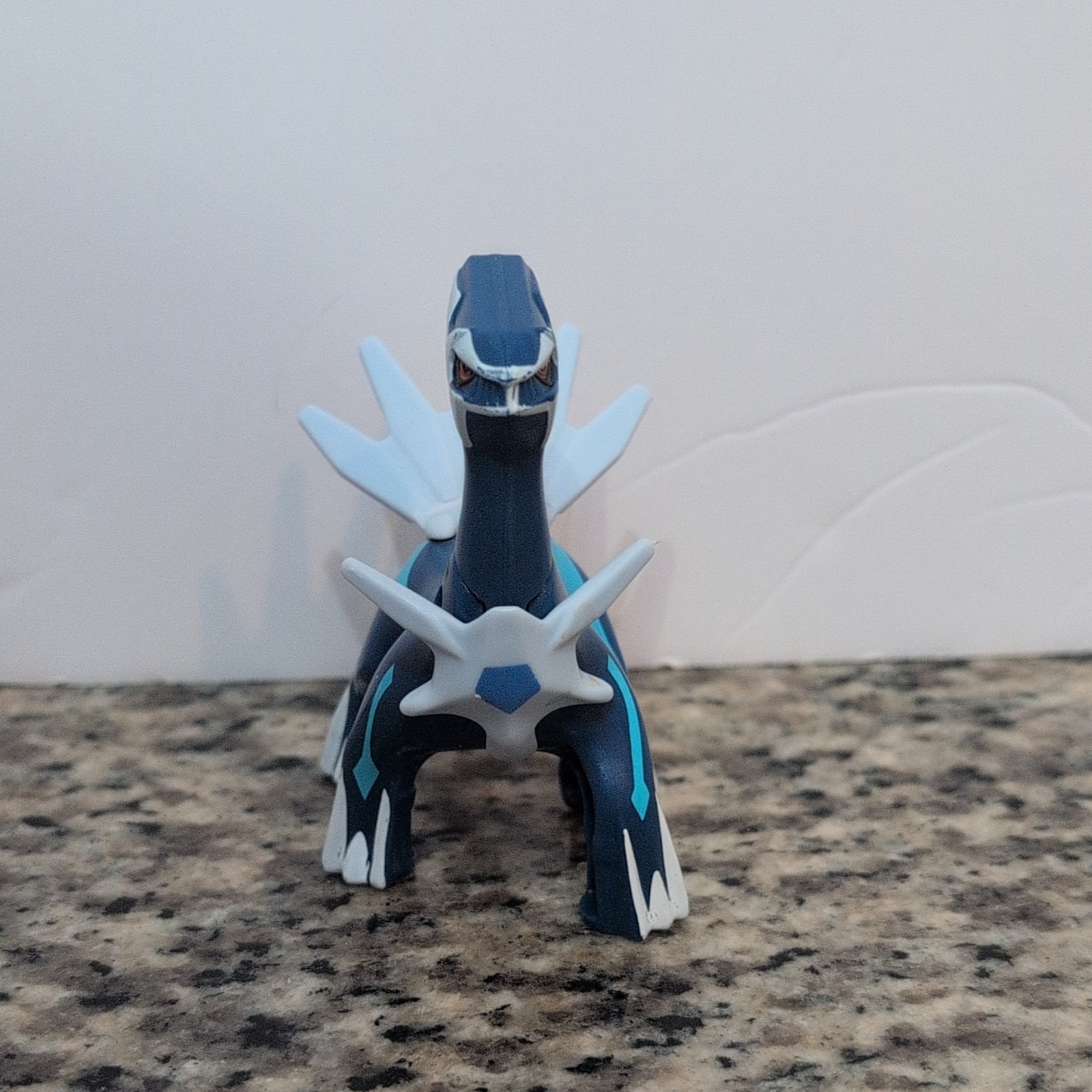 Pokémon Dialga Dragon Figure Blue Light Blue White Black Plastic Toy