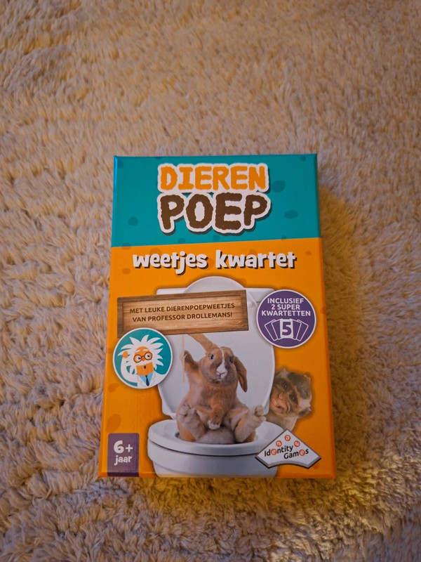 Dieren poep- weetjes kwartet