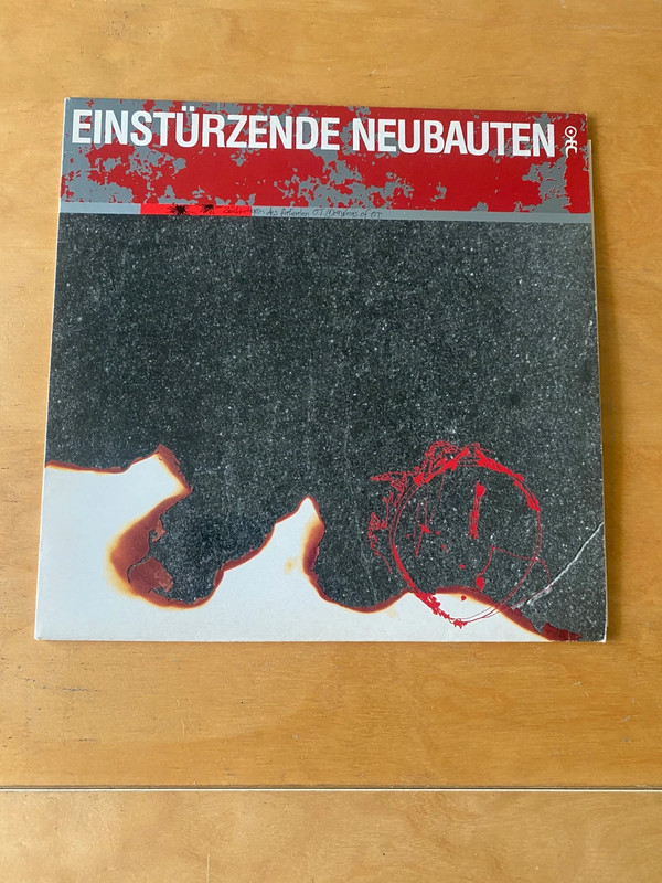 Vinyle einsturzende neubauten zeichnungen