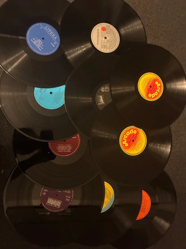 10 Deko Schallplatten