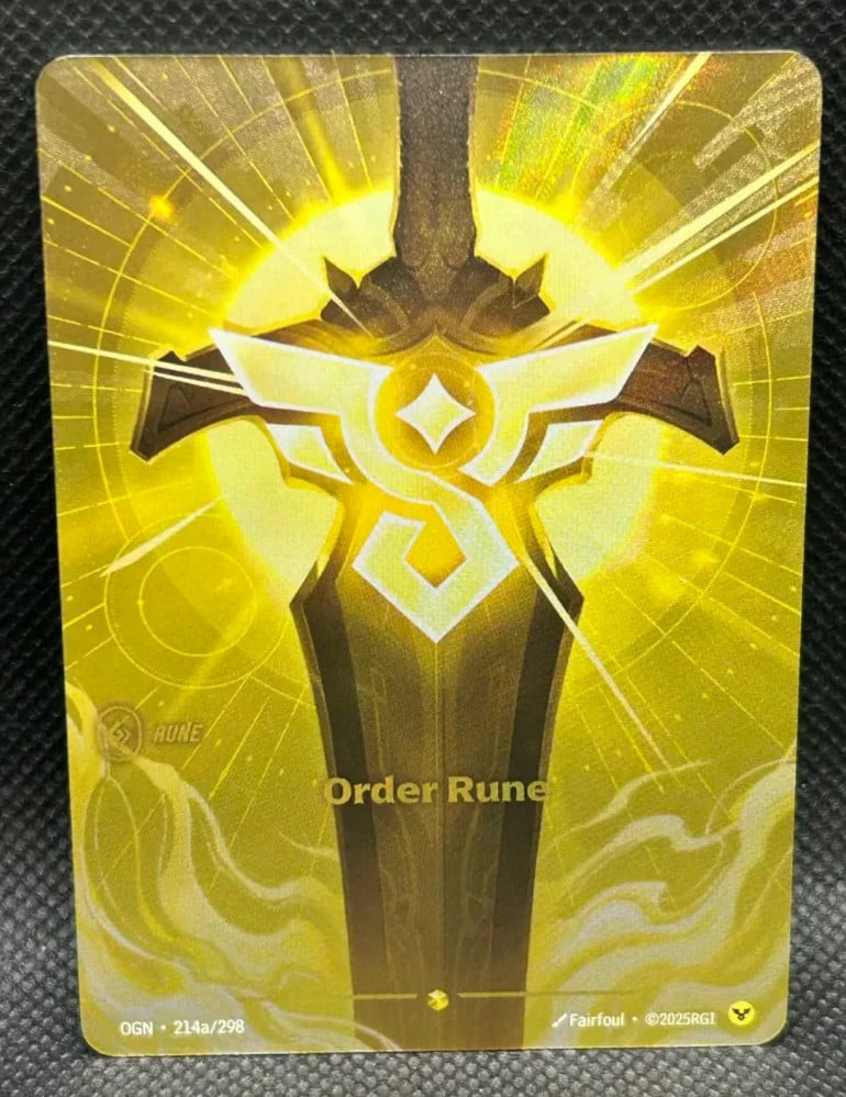 Order Rune (Arte Alternativa) 214a/298 Vetrina Riftbound Origins