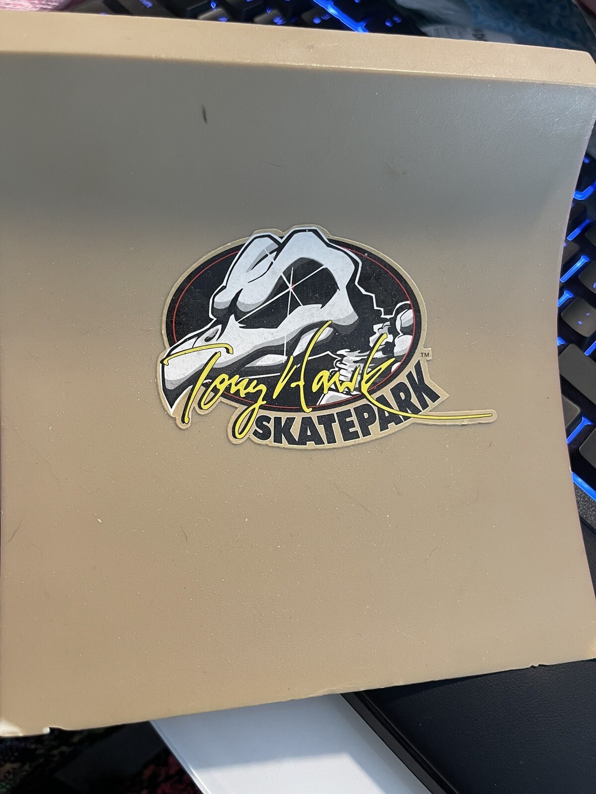 Tony Hawk Skatepark Tech Deck mezza pipa parte finger board vintage vintage