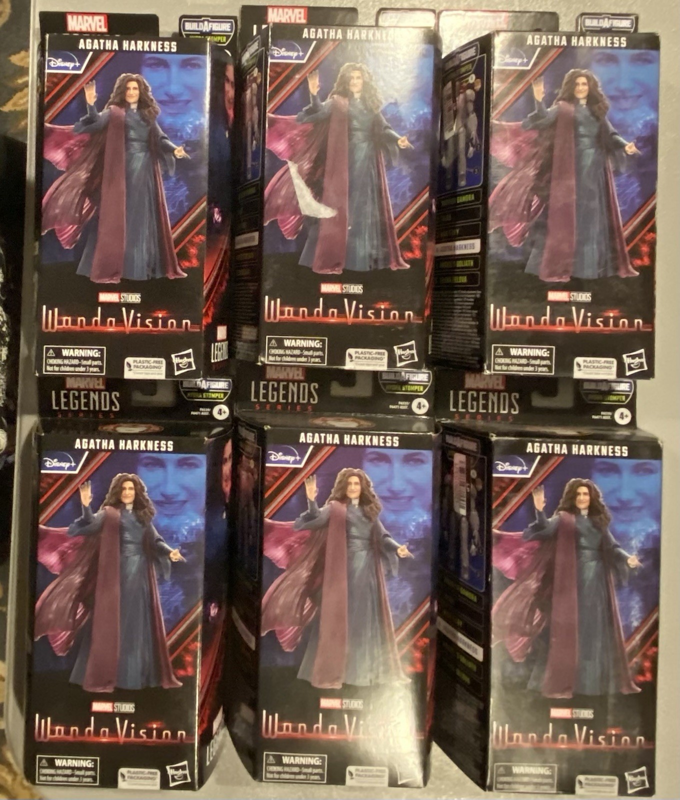 LOT OF 6 NEW Marvel Agatha Harkness Action Figures WandaVision Agatha All Along