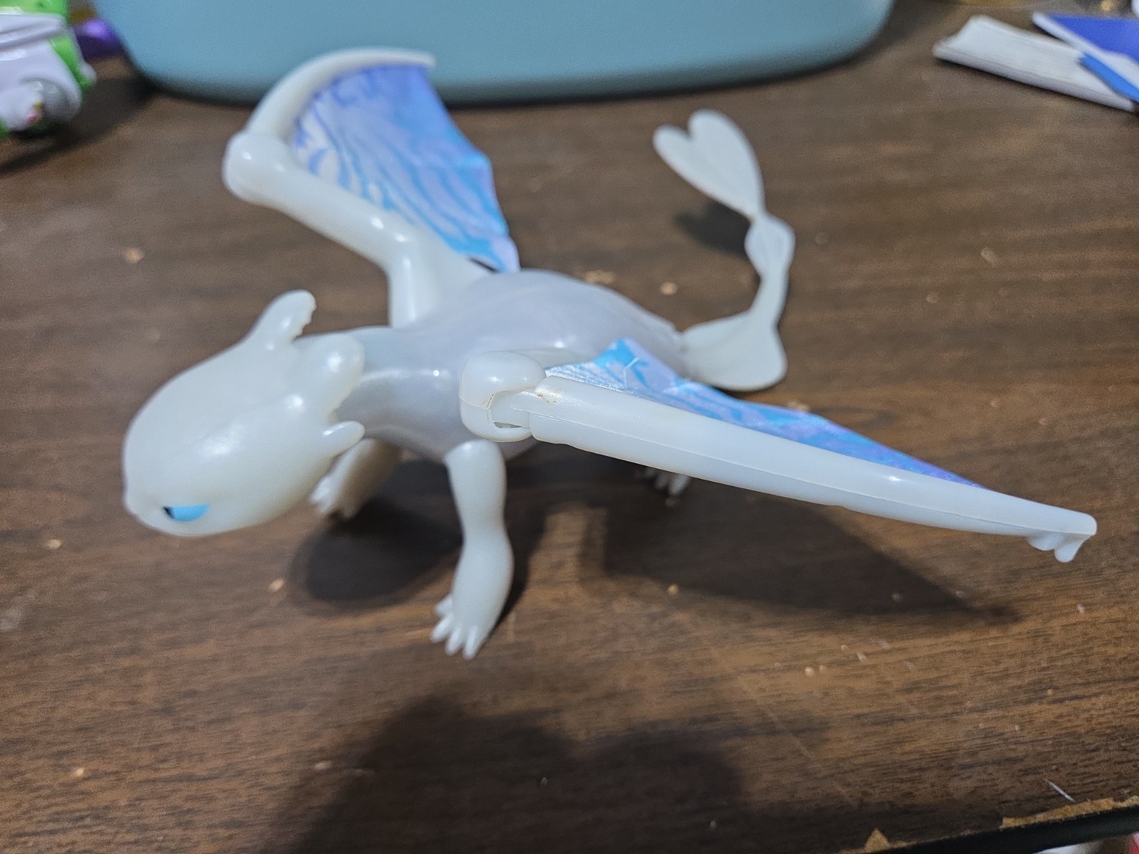 How to Train Your Dragon Hidden World HTTYD Lightfury Figura Luci e Suoni FUNZIONA