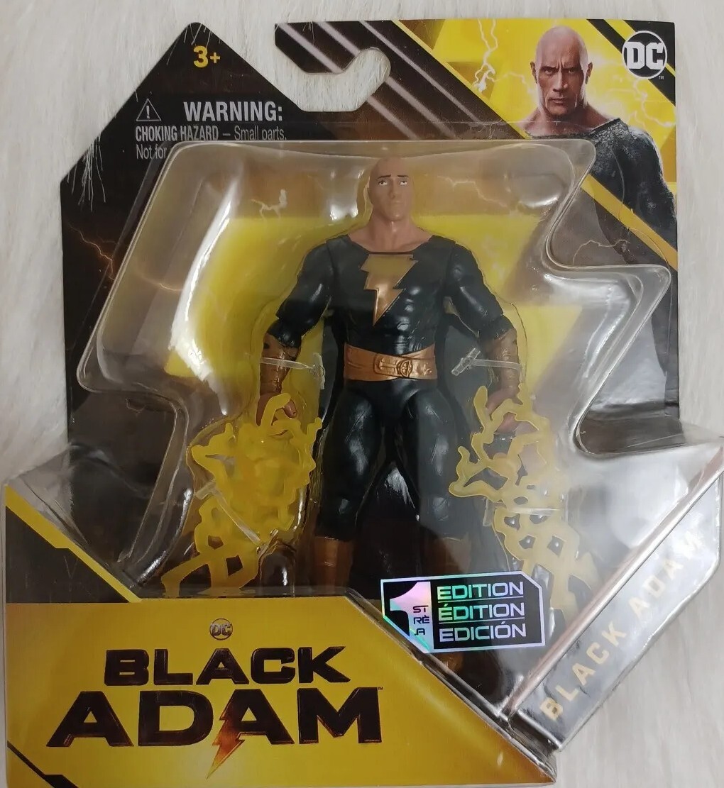 Modellino Spin Master Black Adam Movie 4" BLACK ADAM! NUOVO 2022!!
