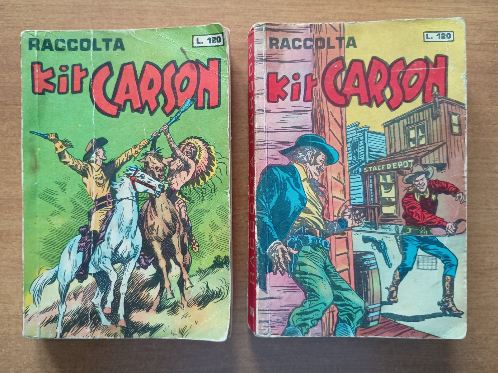 KIT CARSON RACCOLTA N. 35 e N. 40 - EDIZIONI DARDO FINE ANNI 50