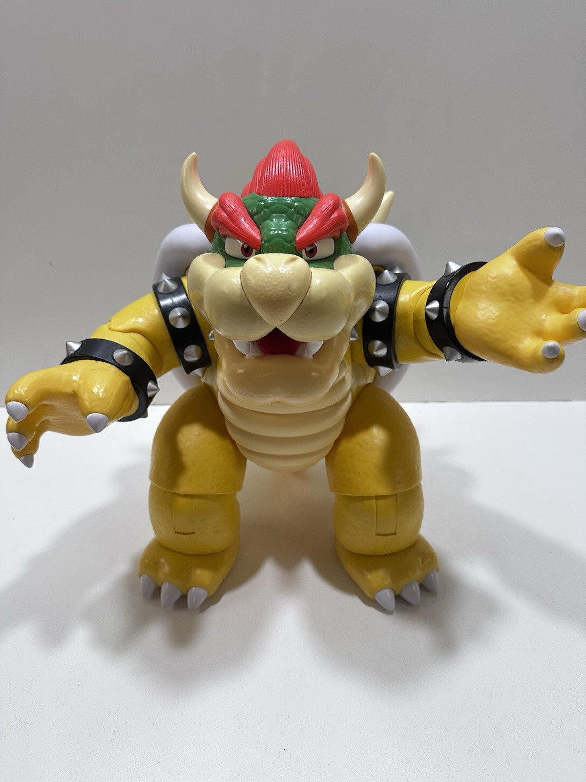 Jakks Pacific Super Mario Big Bad Bowser 12" Electronic Figure Tested 42274 2025