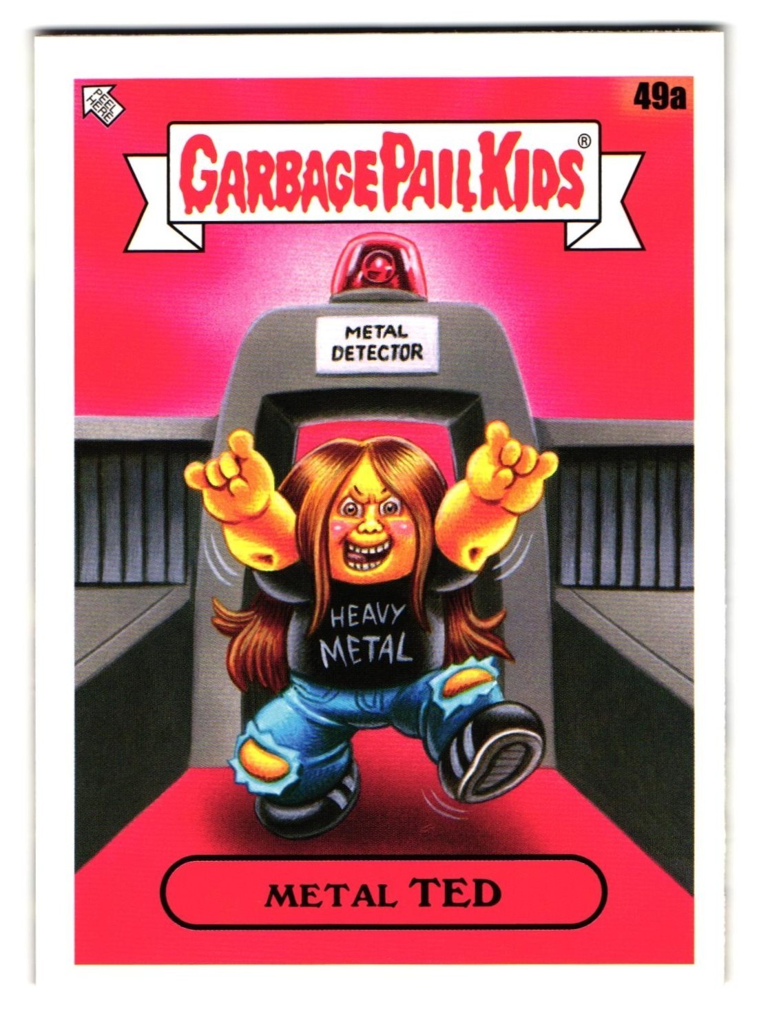 Heavy Metal Music TED GPK Garbage Pail Kids 2021 Go On Vacation #49a