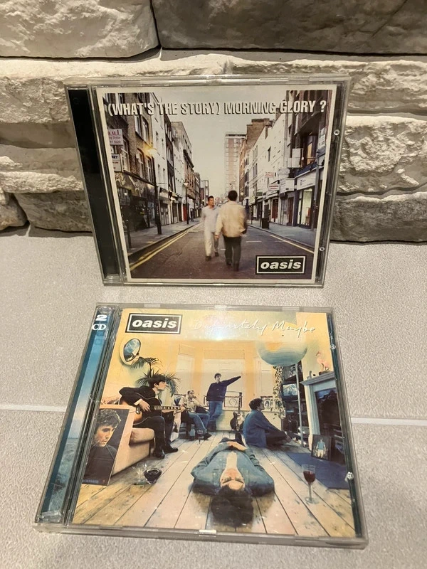 Lot 2 albums CD Oasis