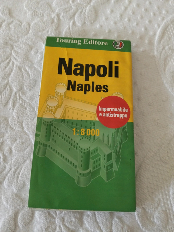 Napoli (Naples). Cartina stradale e turistica