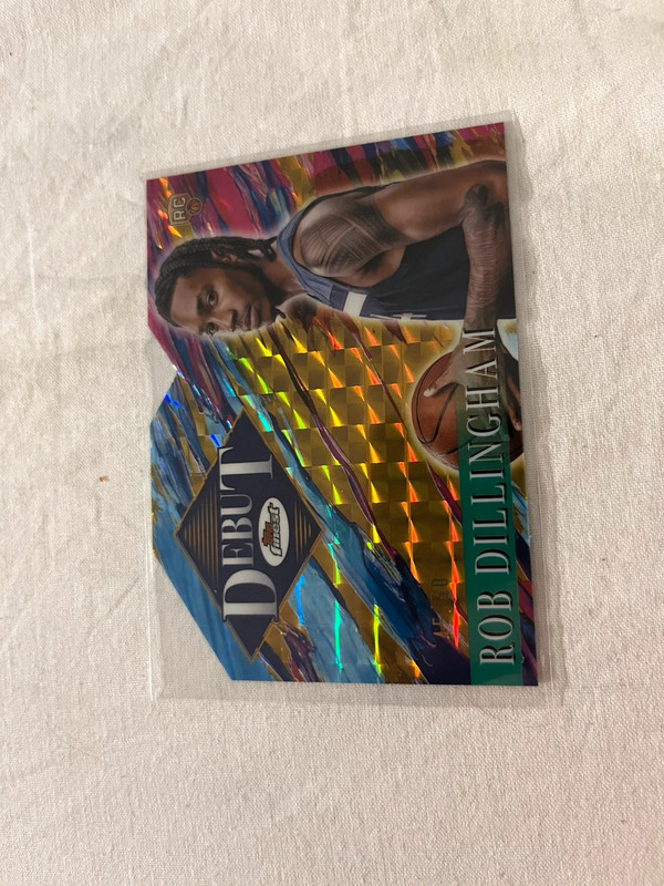 Carte basket nba topps die cut rob dilligham