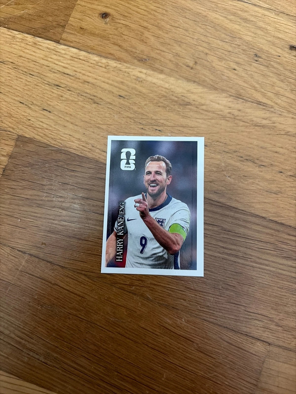 Cromo mundial Coca-Cola Harry Kane