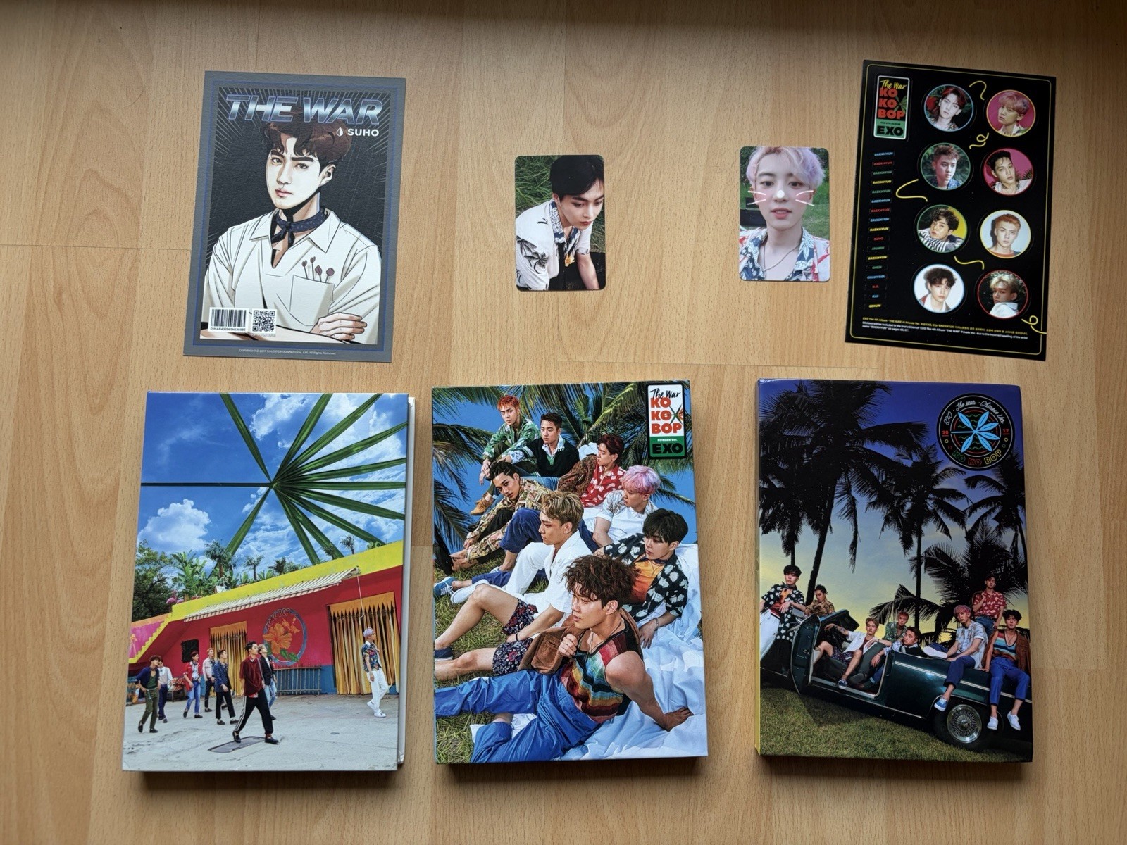 Exo The War - Ko Ko Bop Album incl. Photocard & Postcard / All Inclusions 