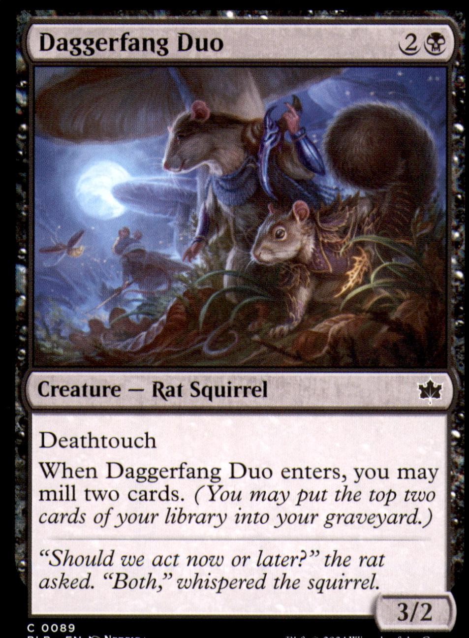 DAGGERFANG DUO 89 MAGIC: IL RADUNO BLOOMBURROW QUASI NUOVO/M