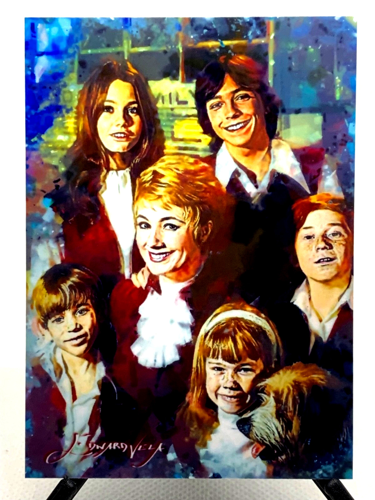 The Partridge Family 20/50 Edizione Limitata Firmata Edward Vela Card (Musica) -