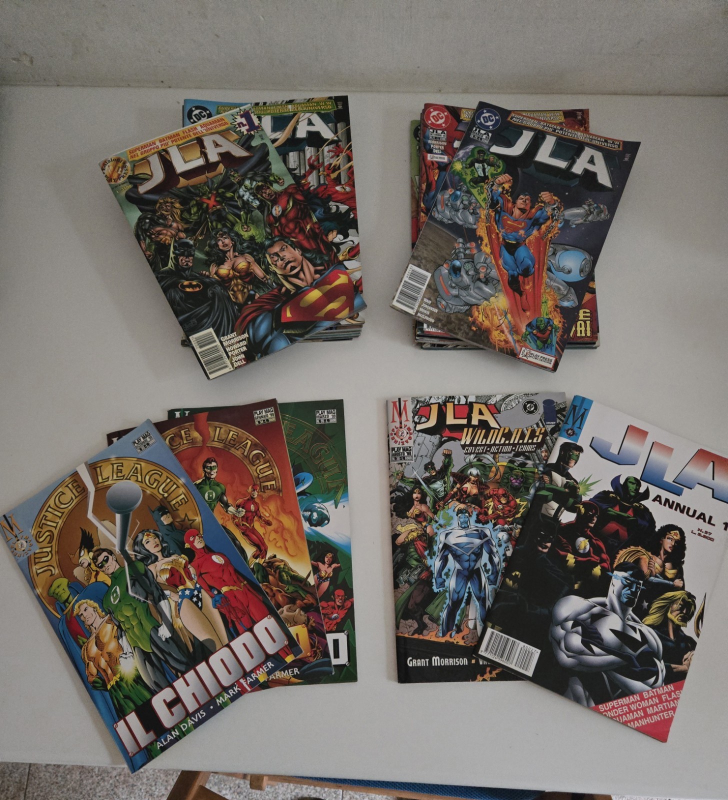 JLA 1/21 serie quasi cpl Play Press + JLA Il chiodo (trilogia) + 3 albi one shot