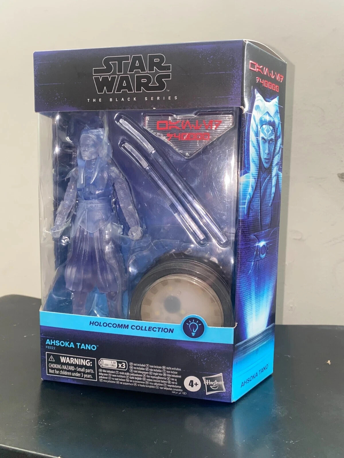 Star Wars The Black Series Ahsoka Tano 6" Figure Holocomm Collection Nuovo con scatola