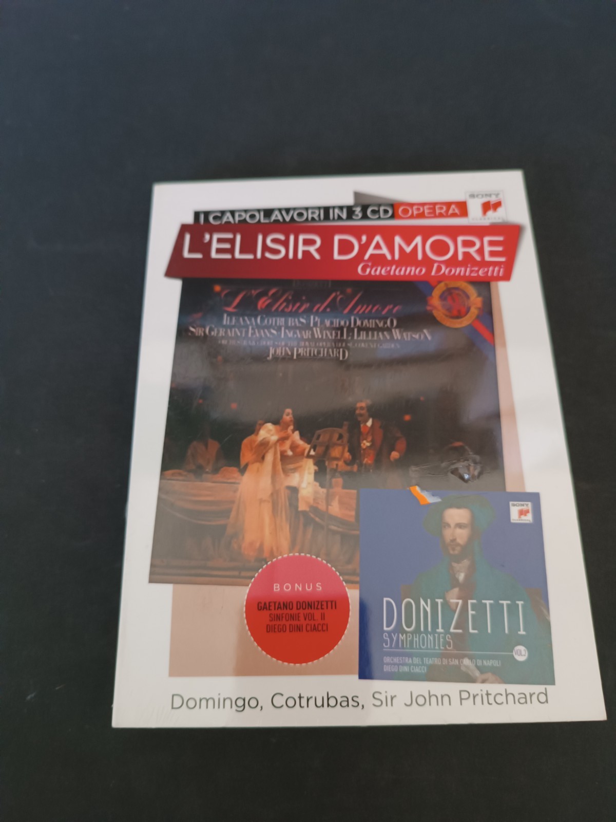Gaetano Donizetti L'Elisir D'Amore 3 CD Opera Sony Music Capolavori CD Sigillato