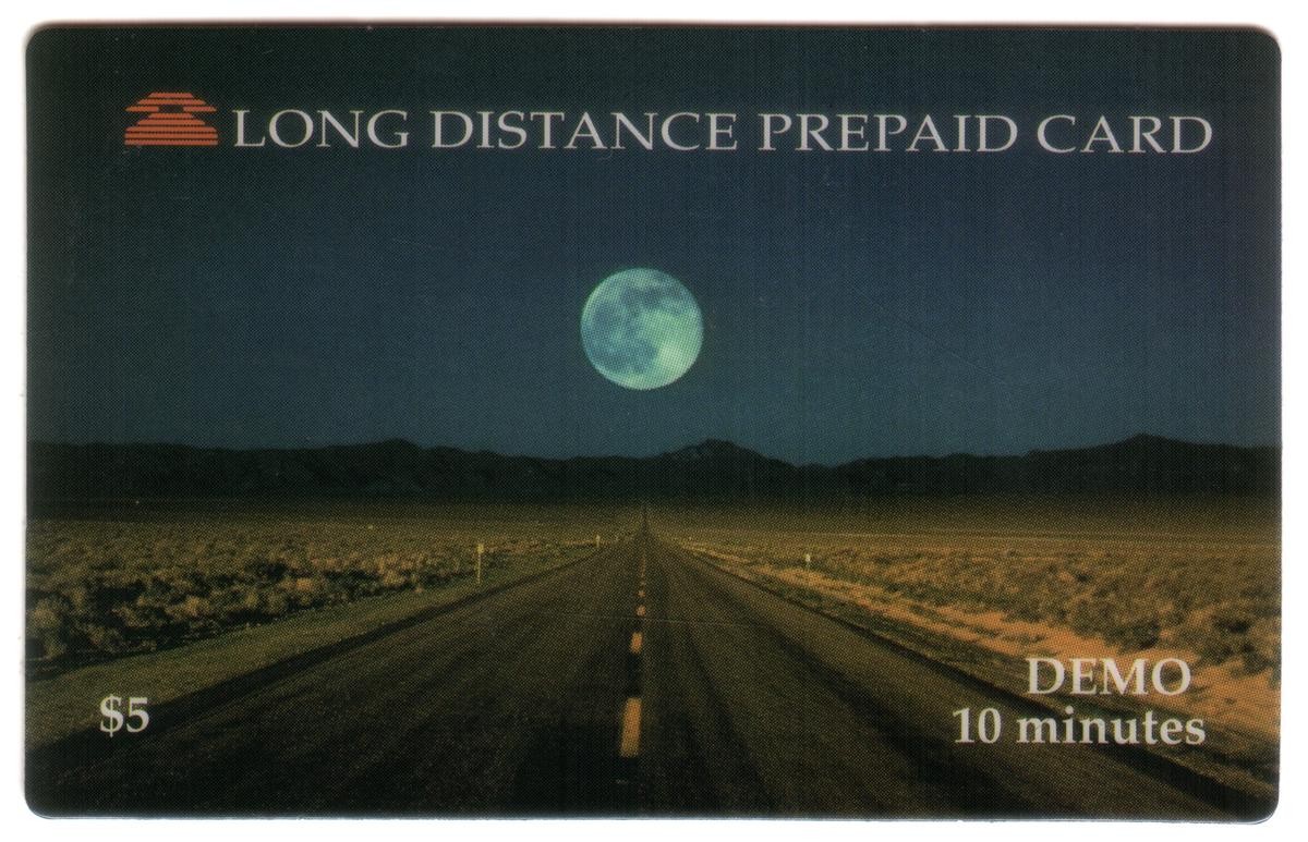 (10m Demo) Luna Sopra The Autostrada Usato Telefono Card