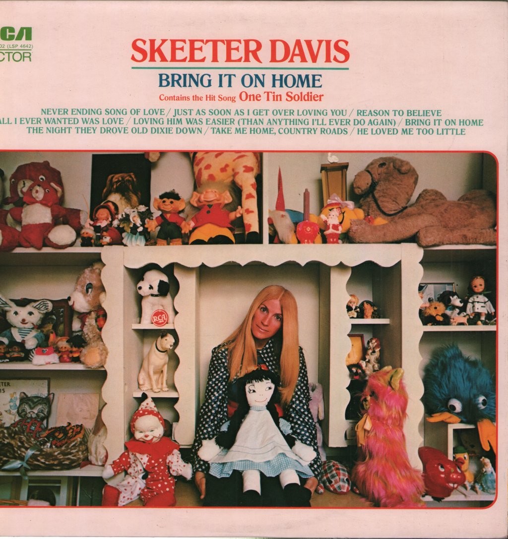 Skeeter Davis Bring It On Home LP Vinile UK RCA 1972 LSA3102